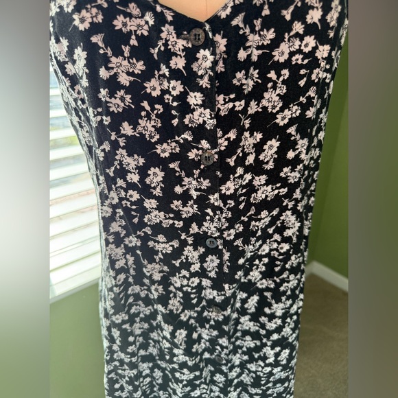 Liz Claiborne Black and White Sleeveless maxi Sundress - Picture 3 of 4
